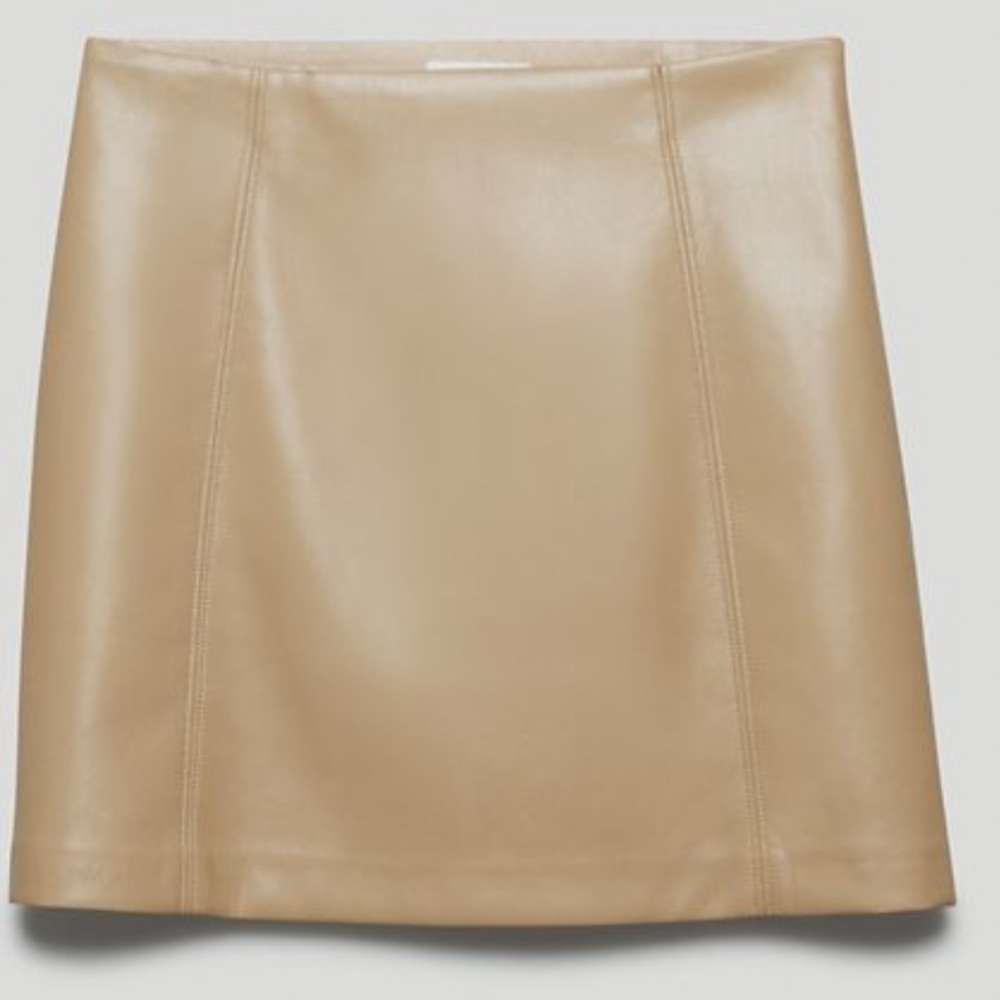 NWT Babaton MODERN SKIRT, Taupe Beige, Size 6
